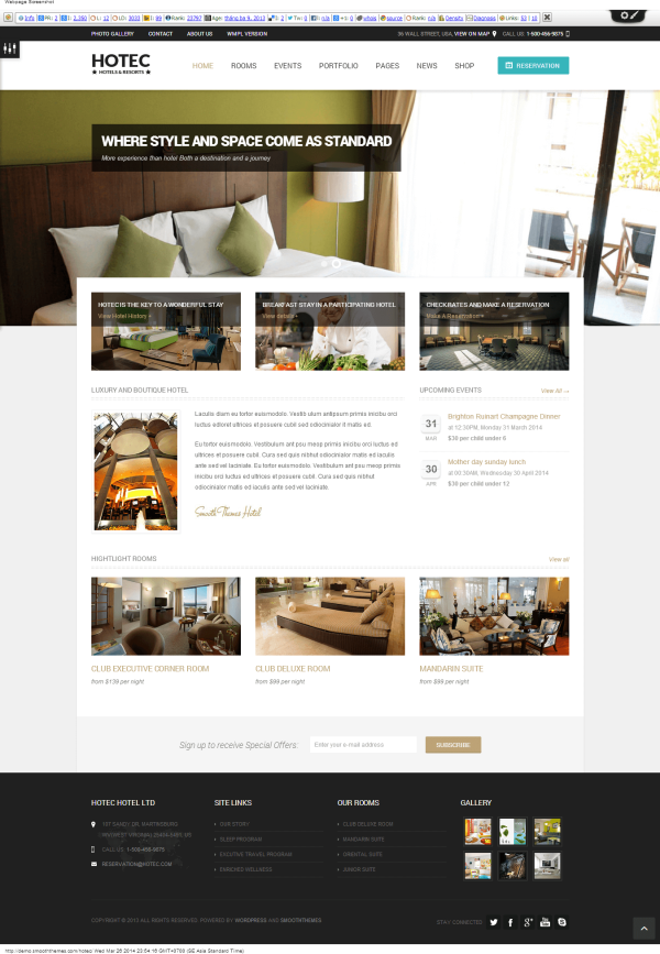 mẫu website khách sạn chuyên nghiệp