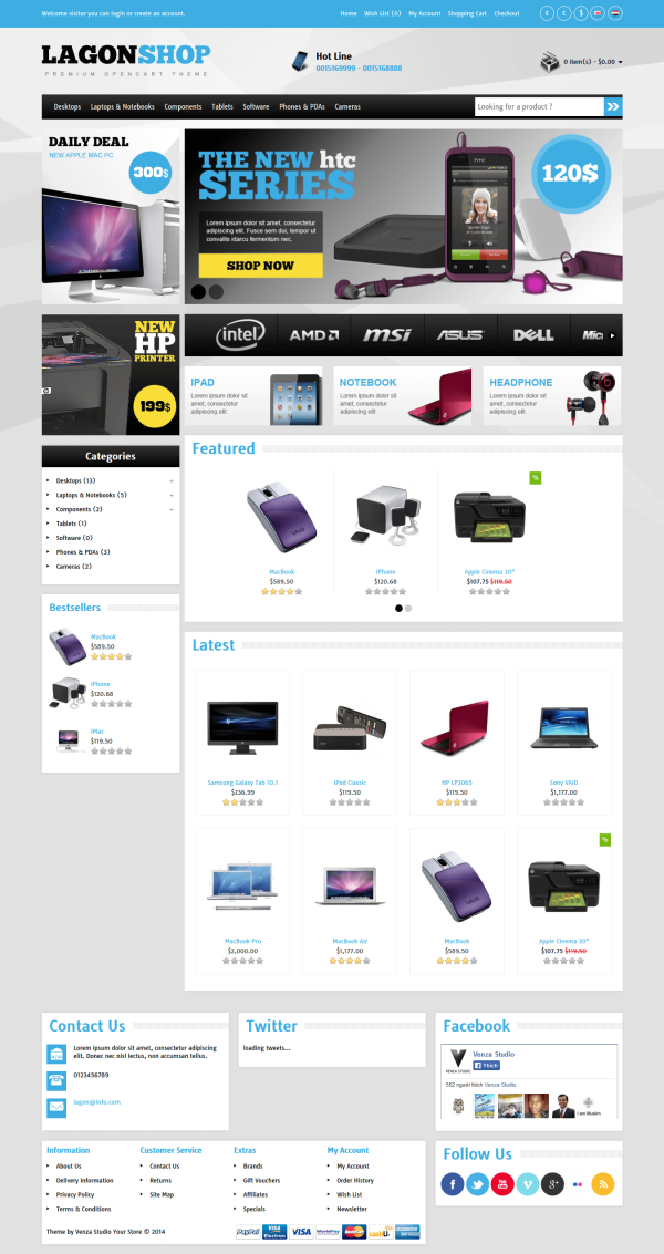 Mẫu web bán hàng chuyên nghiệp LagonShop